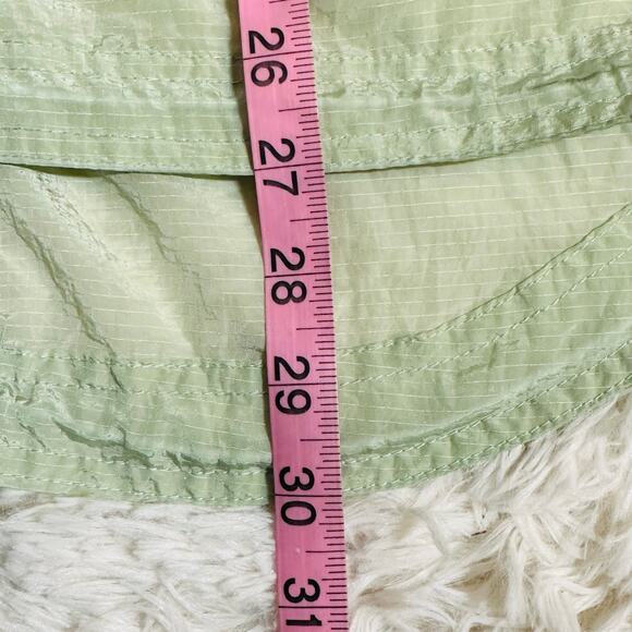 Savvi Lightweight Light Green Nylon Hooded Jacket Size Medium - Picture 10 of 10